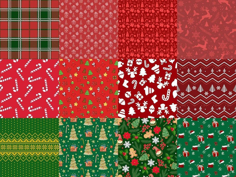 SPHOSWHP Christmas Sublimation Transfer Paper for Cricut Mug Press, Sublimation Ink Sheets for T-Shirts, Tumblers, Heat Press Machine, 12 Sheets 12x10 Inch - Image 2